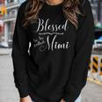 Womens Blessed To Be Called Mimi Shirt Grandma Women Long Sleeve T-shirt Gifts for Her