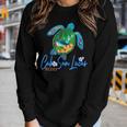Cabo San Lucas Sea Turtle Mexico Vacation Family Trip Women Long Sleeve T-shirt Gifts for Her