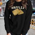 Chicken And Waffles Matching Halloween Women Long Sleeve T-shirt Gifts for Her