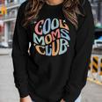 Womens Cool Mom Club Novelty Women Long Sleeve T-shirt Gifts for Her
