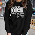 Womens Cousin Crew Trip 2023 Retro Reunion Matching Family Group Women Long Sleeve T-shirt Gifts for Her
