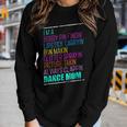 Im A Dance Mom Dance Ballet Hip Hop Distressed Women Long Sleeve T-shirt Gifts for Her