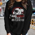 Dont Mess With Mamasaurus - Strong Dinosaur Mom Women Long Sleeve T-shirt Gifts for Her