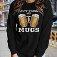 Dont Touch Mys Beer Drinker Fathers Day Gift Women Graphic Long Sleeve T-shirt Gifts for Her