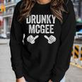 Drunky Mcgee St Patricks Day Couple Women Graphic Long Sleeve T-shirt Gifts for Her