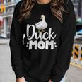 Duck Mom Funny Water Duckling Gifts Women Graphic Long Sleeve T-shirt Gifts for Her