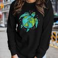 Earth Day Sea Turtle Save The Planet Women Men Kids Women Long Sleeve T-shirt Gifts for Her Earth Day Sea Turtle Save The Planet Women Men Kids Women Long Sleeve T-shirt Gifts for Her