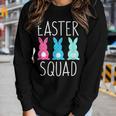 Easter Squad Bunnies Rabbit Family Matching Mom And Daughter Women Long Sleeve T-shirt Gifts for Her