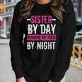 Ghost Hunting Hunter Paranormal Sister Investigator Her Women Long Sleeve T-shirt Gifts for Her