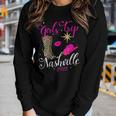 Womens Girls Trip Nashville 2023 For Womens Weekend Birthday Party Women Long Sleeve T-shirt Gifts for Her