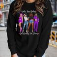Womens Girls Trip Get Ready For Chaos Friends Together On Trip Women Long Sleeve T-shirt Gifts for Her
