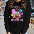 Grandma Of The Birthday Girl Candyland Candy Birthday Party Women Long Sleeve T-shirt Gifts for Her