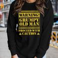 Grumpy Old ManFor Men Sarcastic Fathers Day Women Long Sleeve T-shirt Gifts for Her