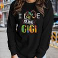 I Love Being A Gigi Art Matching Family Mother Day Women Graphic Long Sleeve T-shirt Gifts for Her