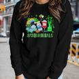 Icu Nurse Squad Goals Funny Icu Nurse Crew St Patricks Day Women Graphic Long Sleeve T-shirt Gifts for Her
