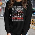 Im A Mom Sister-In-Law Veteran Mothers Day Funny Patrioitc Women Graphic Long Sleeve T-shirt Gifts for Her