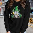 Irish Gnome Drink Beer Lucky Shamrock Gnome St Patricks Day V2 Women Graphic Long Sleeve T-shirt Gifts for Her