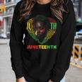 Junenth Celebrating Black Freedom 1865 Black Womens Women Long Sleeve T-shirt Gifts for Her