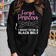 Karate For Women Girls Black Belt Martial Arts Women Long Sleeve T-shirt Gifts for Her