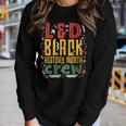 L&D Black History Month Nurse Crew Labor And Delivery Nurse Women Graphic Long Sleeve T-shirt Gifts for Her