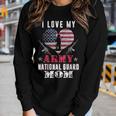 Love My Us Army National Guard Mom V2 Women Graphic Long Sleeve T-shirt Gifts for Her