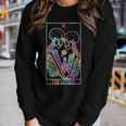The Lovers Tarot Rainbow Skeleton Gay Lesbian Lgbt Pride Women Long Sleeve T-shirt Gifts for Her