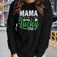 Mama Of The Lucky One Birthday Family St Patricks Day Women Long Sleeve T-shirt Gifts for Her