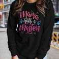 Mama With A Masters Mom Graduation Women Long Sleeve T-shirt Gifts for Her