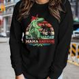 Mamasaurus T-Rex Dinosaur Mama Saurus Family Mothers Women Long Sleeve T-shirt Gifts for Her