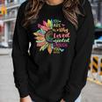 You Matter Be Kind Flower Self Care Mental Health Awareness Women Long Sleeve T-shirt Gifts for Her