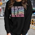 You Matter Kindness Be Kind Groovy Mental Health Awareness Women Long Sleeve T-shirt Gifts for Her