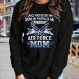 Meaningful Quote Airforce Mom Mommy Mama Women Long Sleeve T-shirt Gifts for Her
