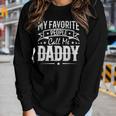 Mens Womens My Favorite People Call Me Daddy Vintage Women Graphic Long Sleeve T-shirt Gifts for Her