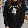 Mettalicat Rock Band Guitar Christmas V2 Women Long Sleeve T-shirt Gifts for Her
