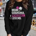 Mom Grandma Pickleball Legend Player Funny Pickle Ball Women Graphic Long Sleeve T-shirt Gifts for Her