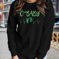 O Baby L&D Nurse St Patricks Day Labor & Delivery Nurse Women Graphic Long Sleeve T-shirt Gifts for Her