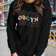Obgyn Squad Obstetrician Gynecologist Midwife Doula Women Long Sleeve T-shirt Gifts for Her