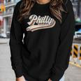 Philly Sports Name Vintage Retro Gift Men Women Boy Girl Women Graphic Long Sleeve T-shirt Gifts for Her