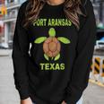 Port Aransas Family Vacation Texas Sea Turtle Women Long Sleeve T-shirt Gifts for Her