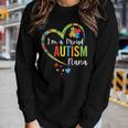 Im A Proud Autism Nana Love Heart Autism Awareness Puzzle Women Long Sleeve T-shirt Gifts for Her