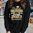 Womens Proud Girlfriend Class Of 2023 Phd Graduate Doctorate Women Long Sleeve T-shirt Gifts for Her