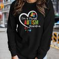 Im A Proud Grandma Love Heart Autism Awareness Puzzle Women Long Sleeve T-shirt Gifts for Her