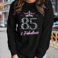 Womens Womens 85 And Fabulous 1935 85Th Birthday Women Long Sleeve T-shirt Gifts for Her