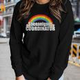 Shenanigans Coordinator Rainbow St Patricks Day Teacher V8 Women Graphic Long Sleeve T-shirt Gifts for Her