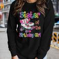 Sister Birthday Rolling Skate Birthday Family Party Women Long Sleeve T-shirt Gifts for Her