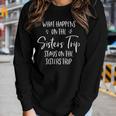 Sisters Weekend Getaway Girls Trip 2023 Women Long Sleeve T-shirt Gifts for Her