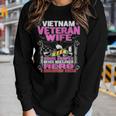 Some People Never Meet Their Hero Vietnam Veteran Wife V2 Women Graphic Long Sleeve T-shirt Gifts for Her