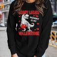 Sorry Ladies Mommy Is My Valentine Day For Boys Funny V3 Women Graphic Long Sleeve T-shirt Gifts for Her