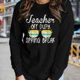 Teacher Off Duty 2022 Spring Break Squad School Holiday Women Long Sleeve T-shirt Gifts for Her