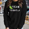 Team Tequila Lime Lemon Cocktail Squad Drink Group Women Long Sleeve T-shirt Gifts for Her
